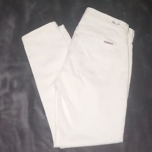 Hudson Crop Harkins jeans size 26 white